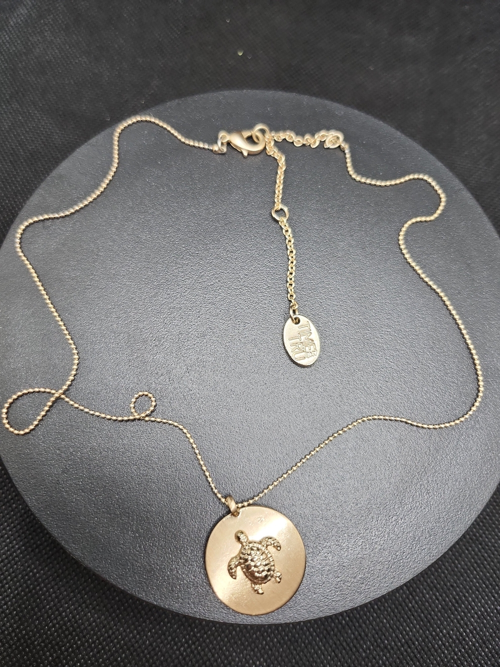Gold Turtle Pendant Necklace - Women Jewelry